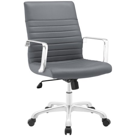 EAST END IMPORTS Finesse Mid Back Office Chair, Gray EEI-1534-GRY